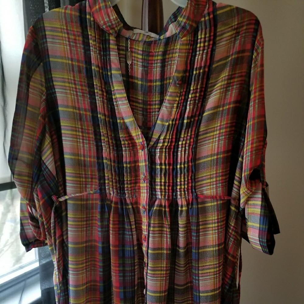Sheer Top Tunic